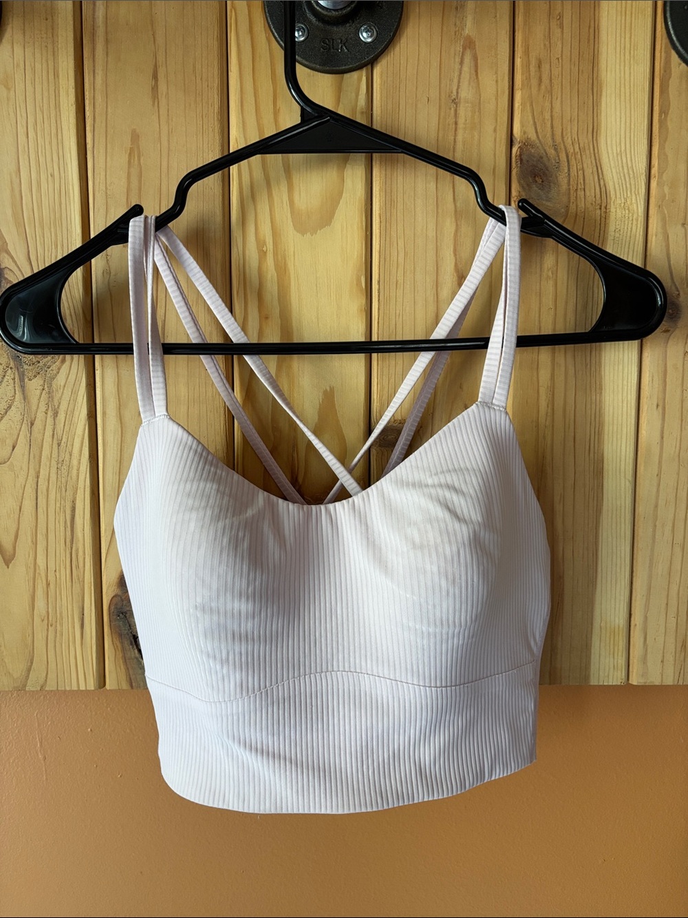 lululemon athletica Like a Cloud Ribbed Longline Bra - Pink Peony